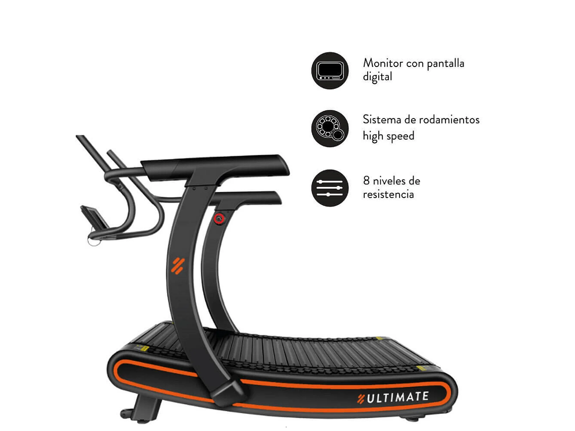 TROTADORA ULTIMATE FITNESS C1000 30 KM/HR CURVA ELITE 1