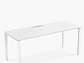 ESCRITORIO FORM OFFICE SPACE 180X70 BLANCO METAL - Miniatura 4