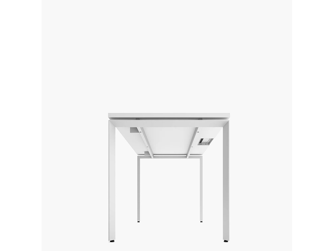 ESCRITORIO FORM OFFICE SPACE 180X70 BLANCO METAL 5