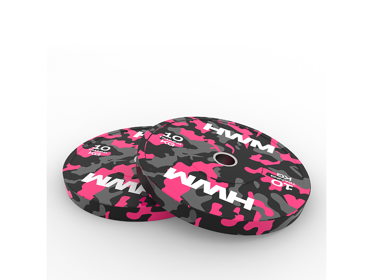 Par Bumper Plates Pink Color 10kg | HWM® HWM® $69.990 Impuesto incluido 3