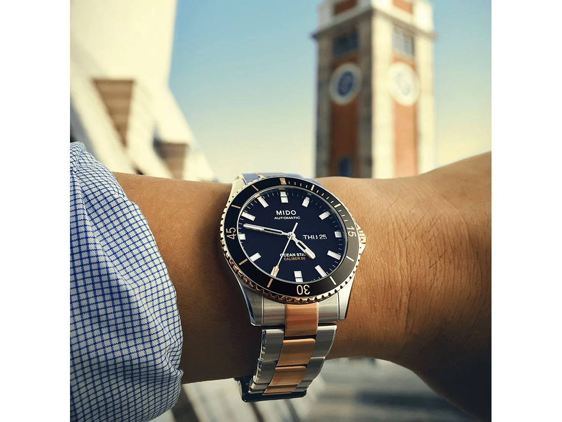 RELOJ MIDO OCEAN STAR 200 BICOLOR 4