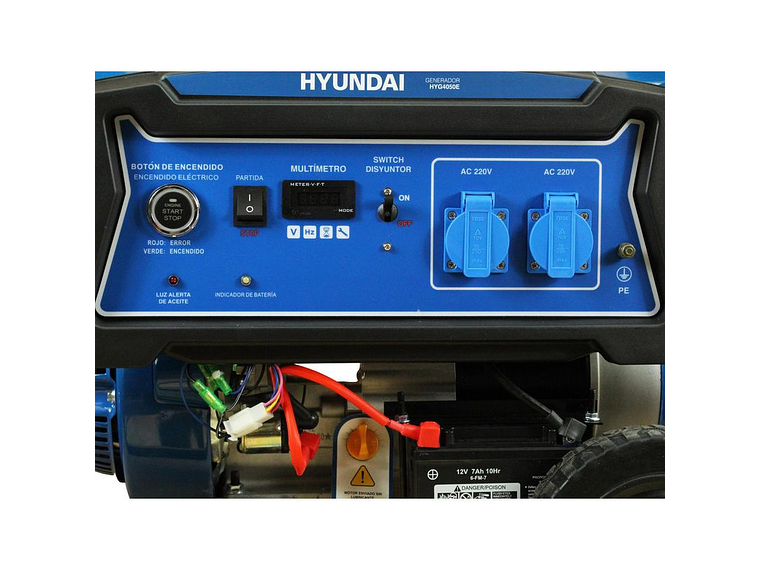 GENERADOR HYUNDAI BENCINERO 2.2 KVA, MODELO 82HYG3050 4