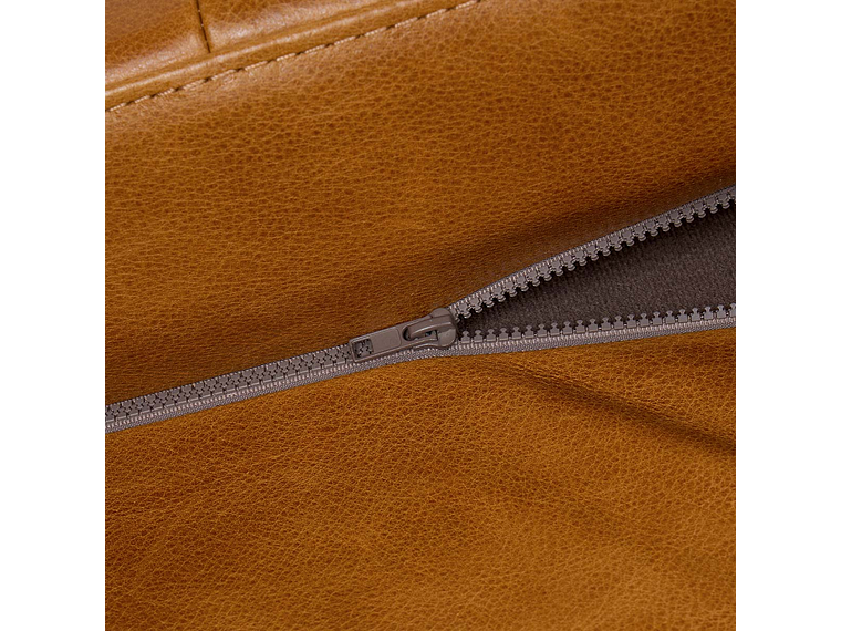 SOFÁ TURIN 3,5 CUERPOS CUERO CARAMELO 8