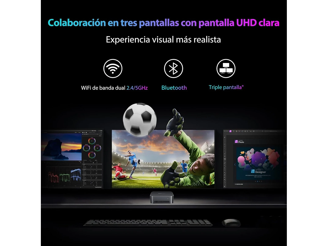 MINI PC BLACKVIEW MP80 INTEL N95 16GB RAM 512GB SSD 4K UHD 8