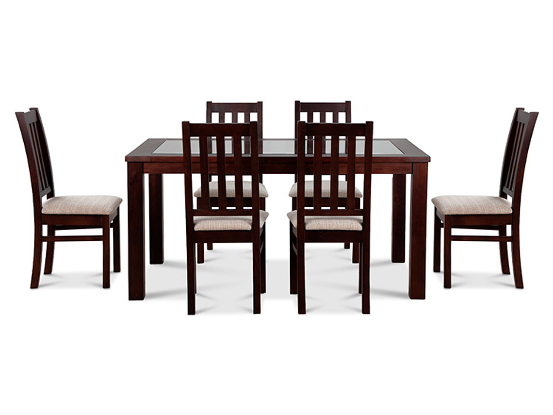 JUEGO DE COMEDOR CIC ÑUBLE 6 SILLAS 5