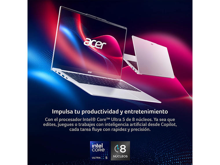 NOTEBOOK ACER ASPIRE LITE AL16-53P-578Y-1 INTEL CORE ULTRA 5 16GB RAM 512GB SSD 16” 5