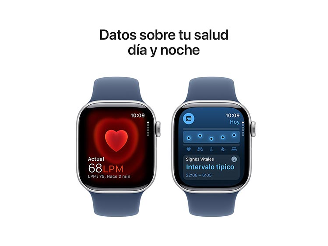 APPLE WATCH SERIE 10 42MM PLATA ALUMINIO CORREA DEPORTIVA M/L 4