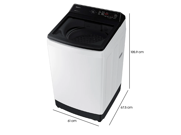 LAVADORA CARGA SUPERIOR SAMSUNG WA13CG5441BW 13KG BLANCO 4