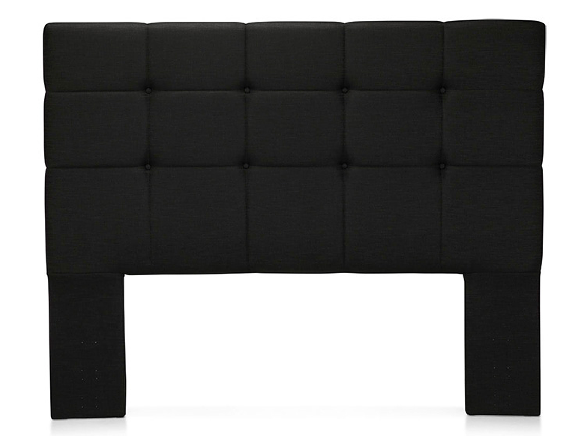 JUEGO DE DORMITORIO ROSEN CAMA BOXET UPLINE 2 PLAZAS + SET ISSEY GRAFITO 3