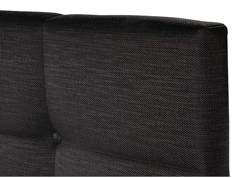 JUEGO DE DORMITORIO ROSEN CAMA BOXET UPLINE 2 PLAZAS + SET ISSEY GRAFITO 5