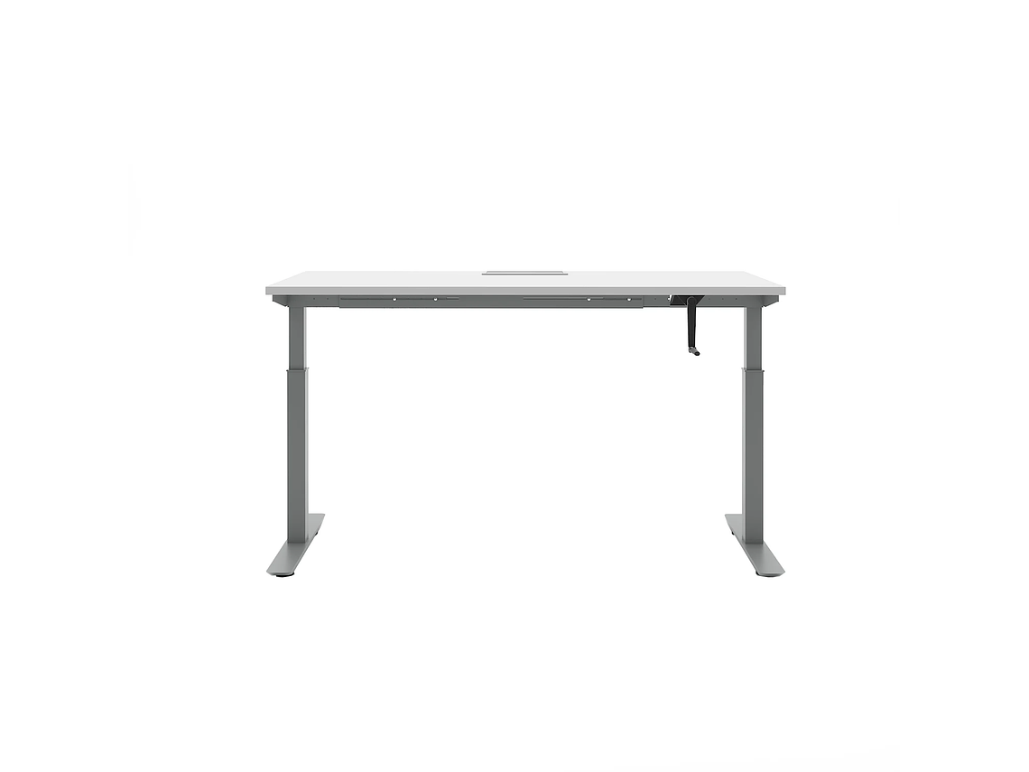 ESCRITORIO NEO AJUSTABLE CON PASACABLES 160X70 6