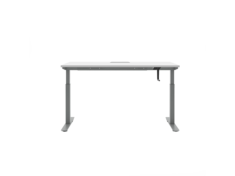 ESCRITORIO NEO AJUSTABLE CON PASACABLES 160X70 6