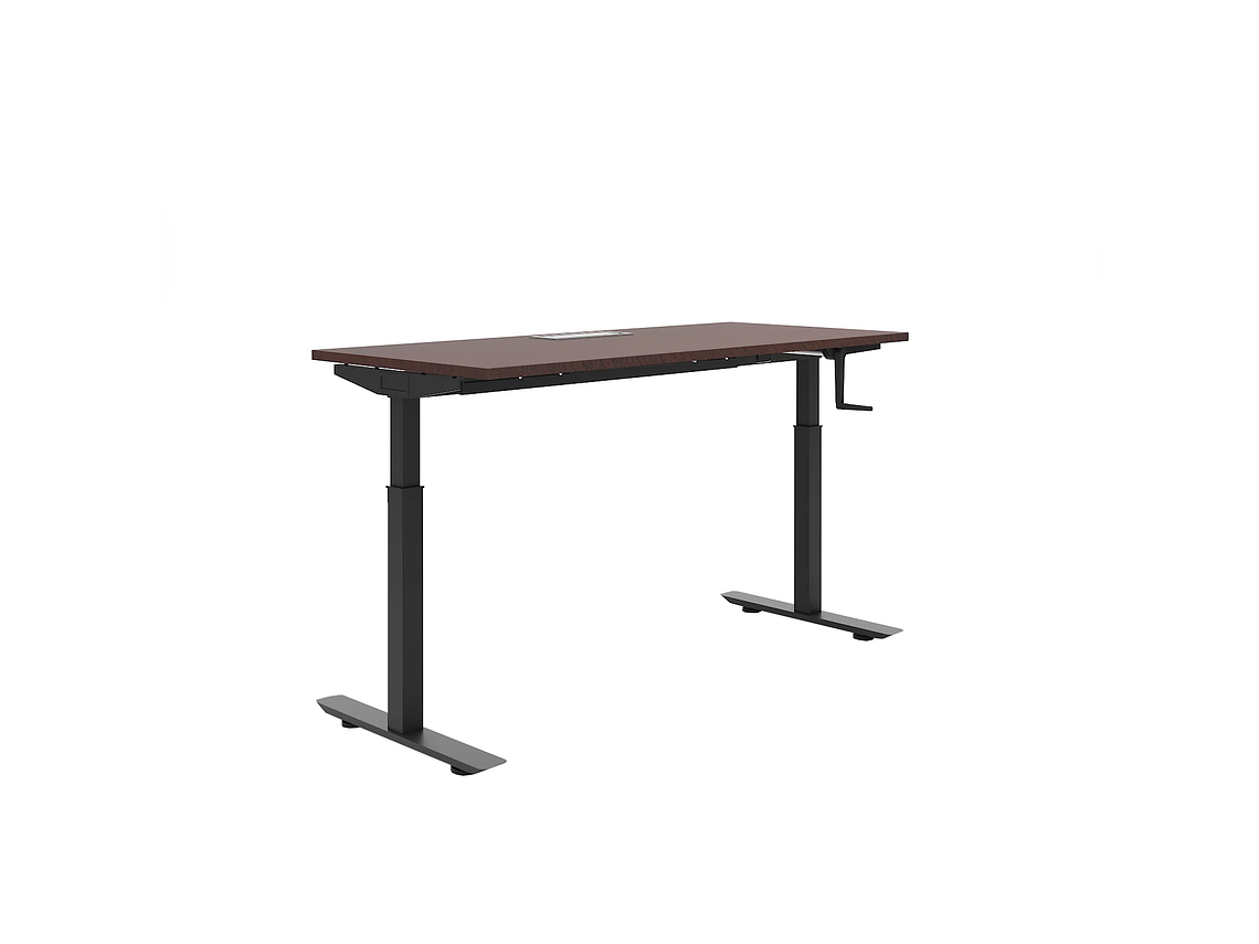 ESCRITORIO NEO AJUSTABLE CON PASACABLES 160X70 8