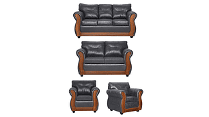 JUEGO DE LIVING 3 2 1 1 TORONTO GRIS