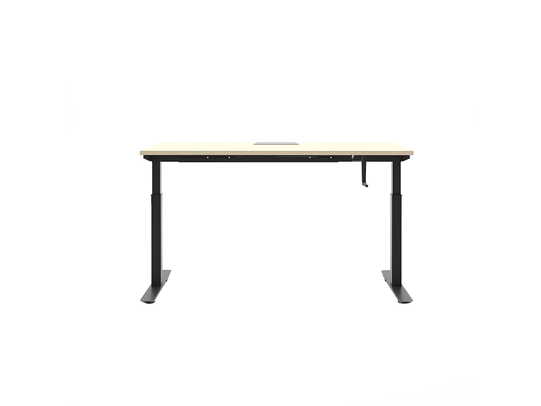 ESCRITORIO NEO AJUSTABLE CON PASACABLES 160X70 9