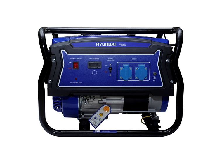 GENERADOR HYUNDAI GASOLINA 2.5/2,8KVA P/MANUAL ABIERTO 2