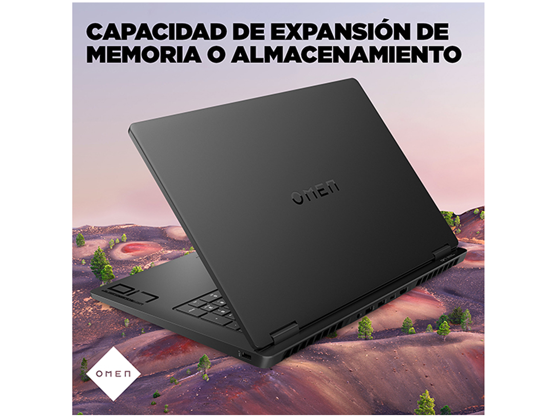 NOTEBOOK GAMER HP OMEN 17-DB0009LA AMD RYZEN 9 32GB RAM 1TB SSD NVIDIA RTX 4060 17.3” QHD 6