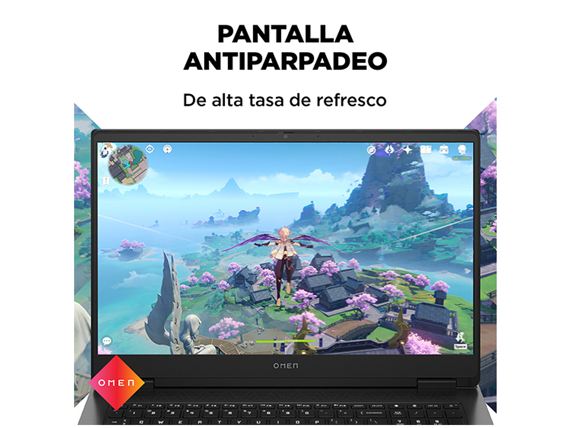 NOTEBOOK GAMER HP OMEN 17-DB0009LA AMD RYZEN 9 32GB RAM 1TB SSD NVIDIA RTX 4060 17.3” QHD 7