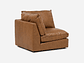 SOFÁ MODULAR SEATTLE 3 PIEZAS CUERO CAMEL - Miniatura 7