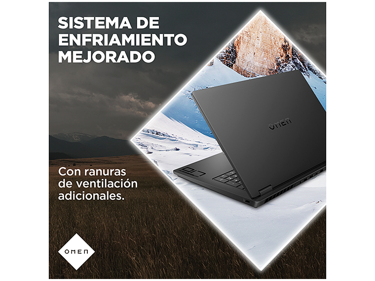 NOTEBOOK GAMER HP OMEN 17-DB0009LA AMD RYZEN 9 32GB RAM 1TB SSD NVIDIA RTX 4060 17.3” QHD 8