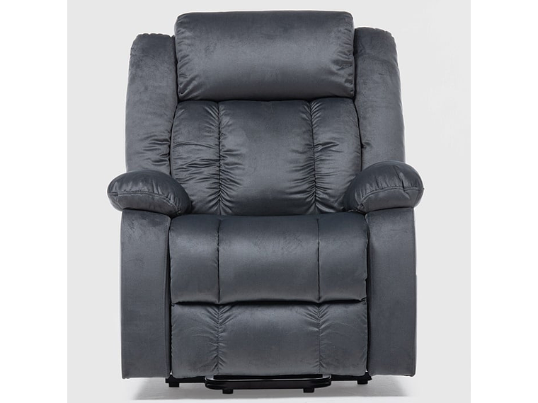 BERGER RECLINABLE ELÉCTRICO LIFT + MASAJE + CALENTADOR LIVORNO GRIS KM8822MDG 4