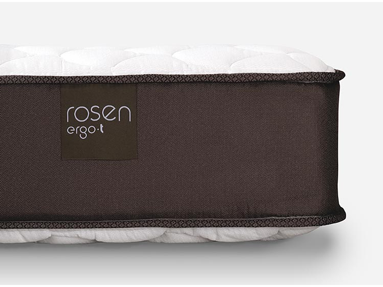 JUEGO DE DORMITORIO ROSEN CAMA EUROPEA ERGO T BD 2 PLAZAS + ALMOHADAS 6