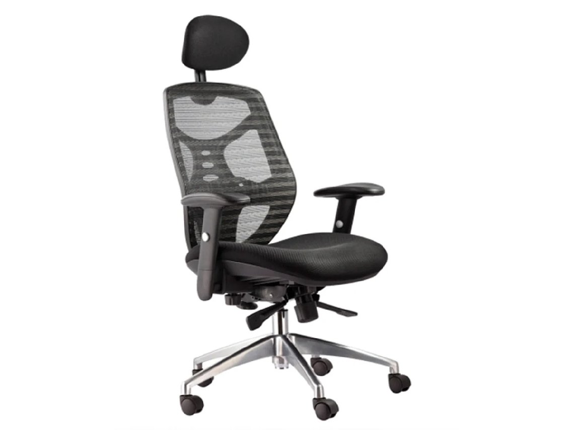 SILLA GERENCIAL ERGONÓMICA CON CABECERA 1