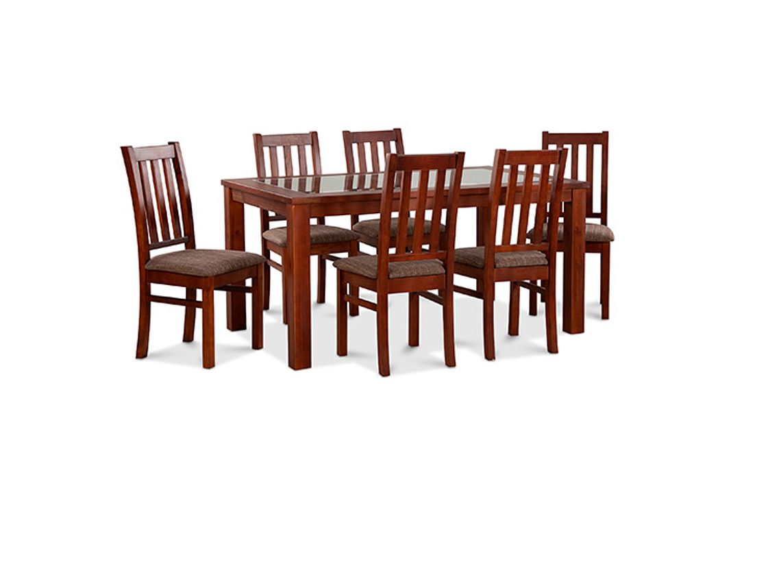 JUEGO DE COMEDOR CIC ÑUBLE 6 SILLAS 1