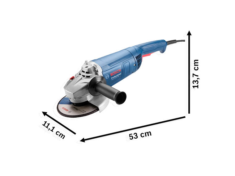 ESMERIL ANGULAR BOSCH VULCANO 7' GWS 2200-180 TC 2200 W 4