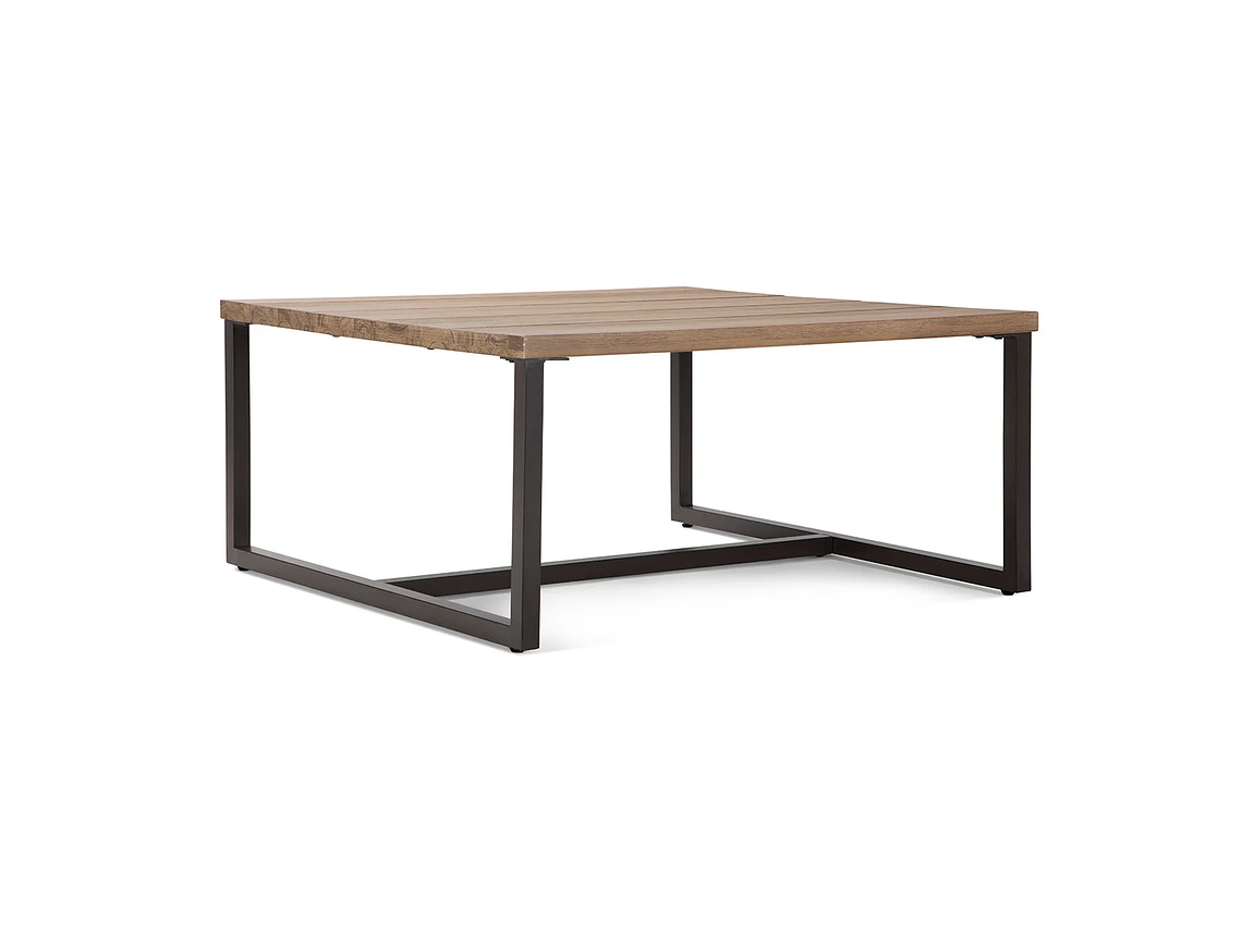 MESA CENTRO ROSEN CLAY CUADRADA 90 X 90 CM MADERA 2