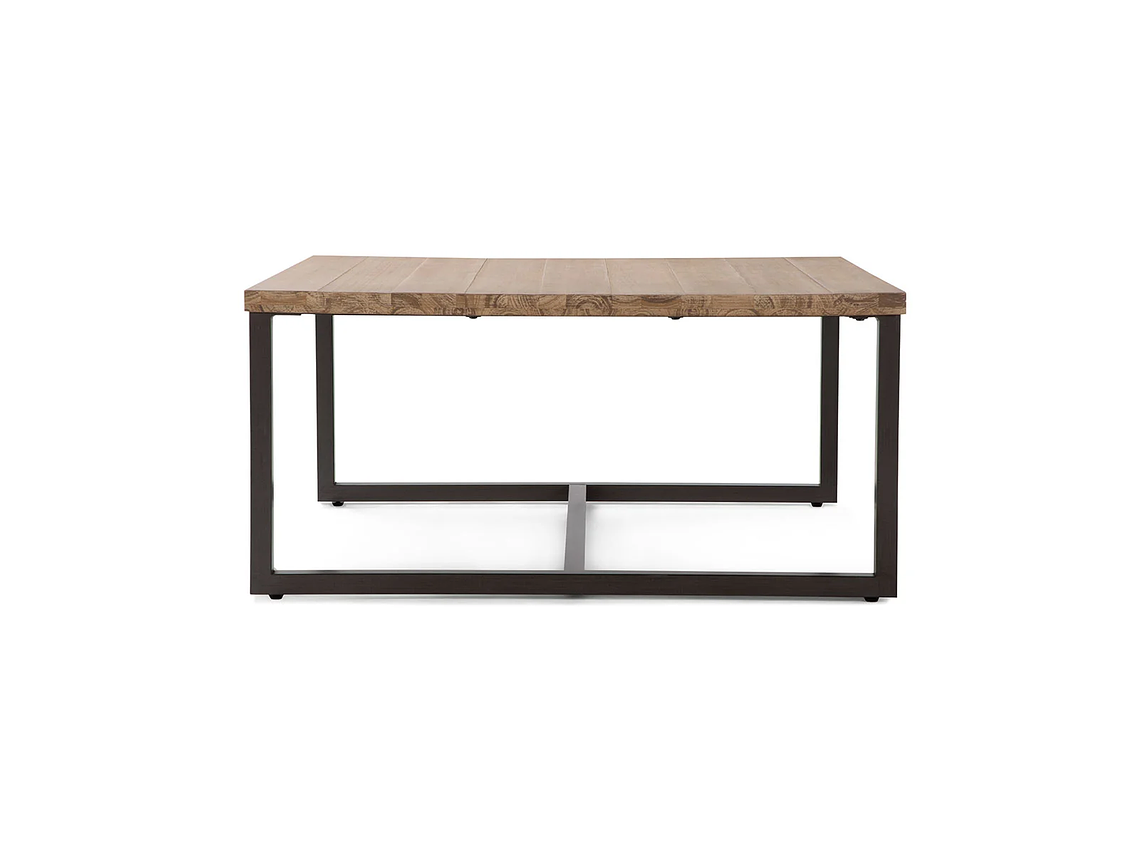 MESA CENTRO ROSEN CLAY CUADRADA 90 X 90 CM MADERA 4