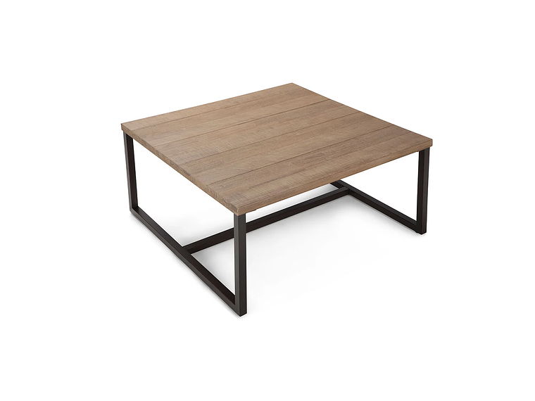 MESA CENTRO ROSEN CLAY CUADRADA 90 X 90 CM MADERA 5