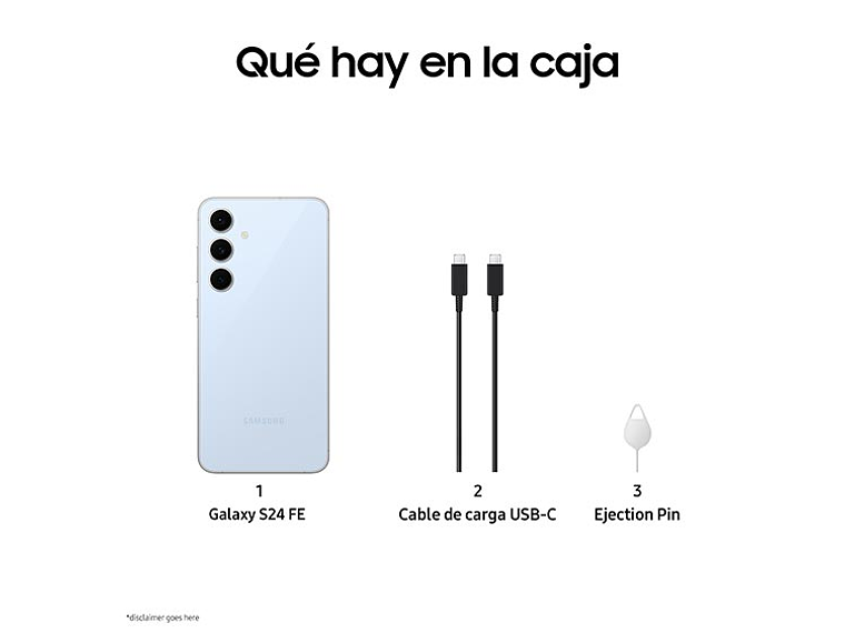 CELULAR SAMSUNG GALAXY S24 FE 256GB 8GB RAM 50MP 6.7” 2