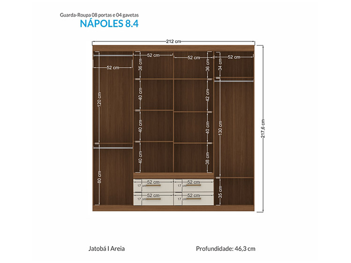 CLOSET ALTAVISION NAPOLES 8.4 8P 4C 2