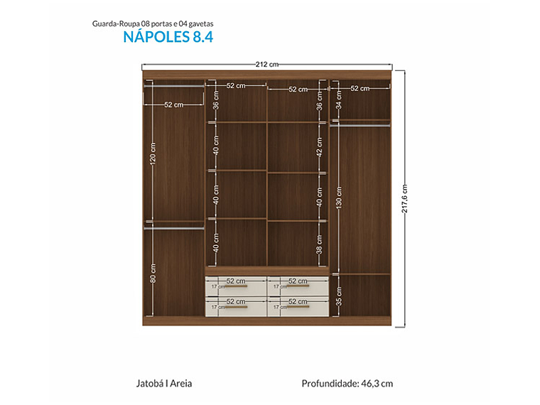 CLOSET ALTAVISION NAPOLES 8.4 8P 4C 2