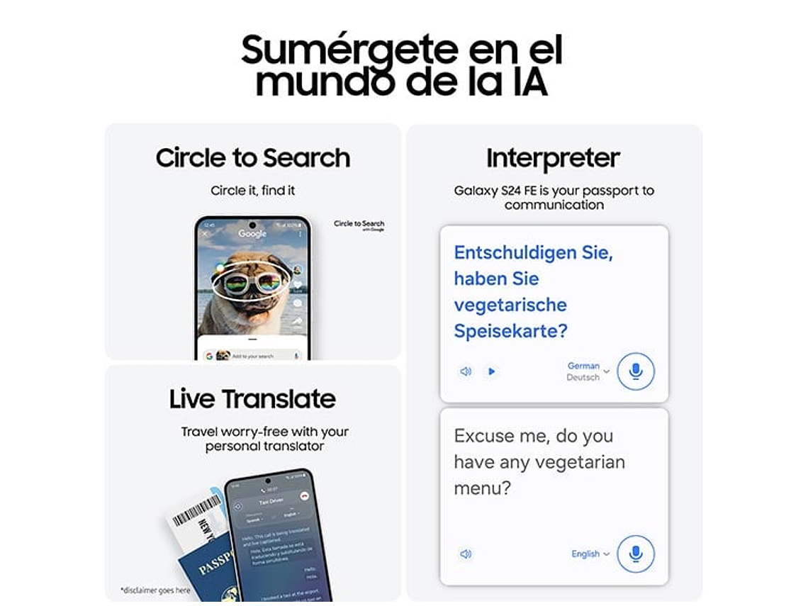 CELULAR SAMSUNG GALAXY S24 FE 256GB 8GB RAM 50MP 6.7” 6