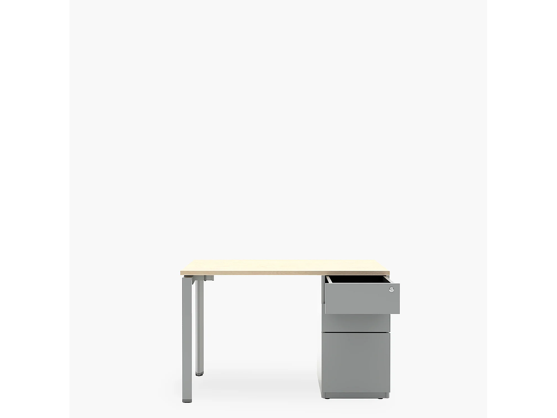ESCRITORIO FORM OFFICE NEO 120X60 CON CAJONERA METALICA 1
