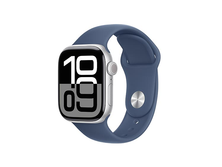 APPLE WATCH SERIE 10 42MM PLATA ALUMINIO CORREA DEPORTIVA S/M 9