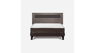 CAMA EUROPEA ERGO-T NEW 2 PLAZAS BN + RESPALDO FERRARA GRIS