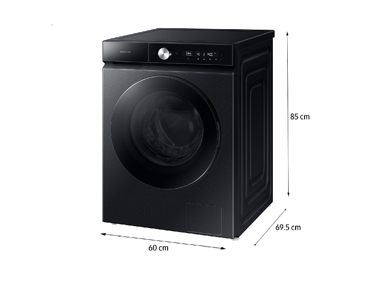 LAVADORA SECADORA SAMSUNG BE SPOKE WD14BB904DGB 14KG/9KG NEGRO 7