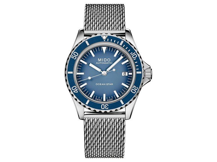 RELOJ MIDO OCEAN STAR TRIBUTE AZUL 1