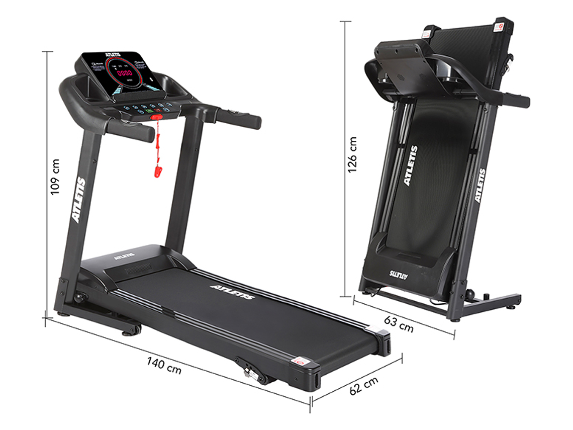 TROTADORA ATLETIS 1638650 12KM/H ENDURANCE III 1.5HP 8