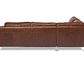 SOFÁ SECCIONAL ROSEN KRIS DERECHO CUERO MARRON - Miniatura 2