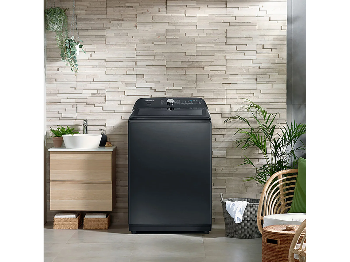 LAVADORA CARGA SUPERIOR SAMSUNG WA24A8370GV 24KG NEGRO 3