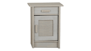 VELADOR CIC MILÁN DERECHO ALPINO MADERA 1 PUERTA 1 CAJÓN CAFÉ CLARO