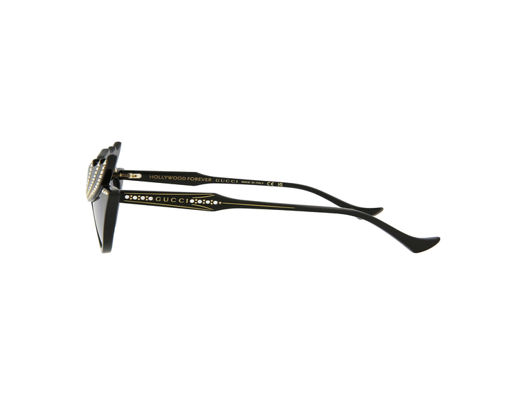 GAFAS DE SOL GUCCI DE ACETATO CON MONTURA EN FORMA DE OJO DE GATO PARA MUJER EN NEGRO 3
