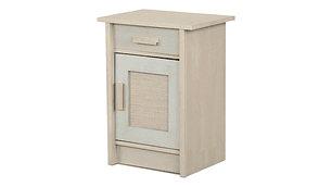 VELADOR CIC MILÁN DERECHO ALPINO MADERA 1 PUERTA 1 CAJÓN CAFÉ CLARO