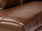 SOFÁ SECCIONAL ROSEN KRIS DERECHO CUERO MARRON - Miniatura 7