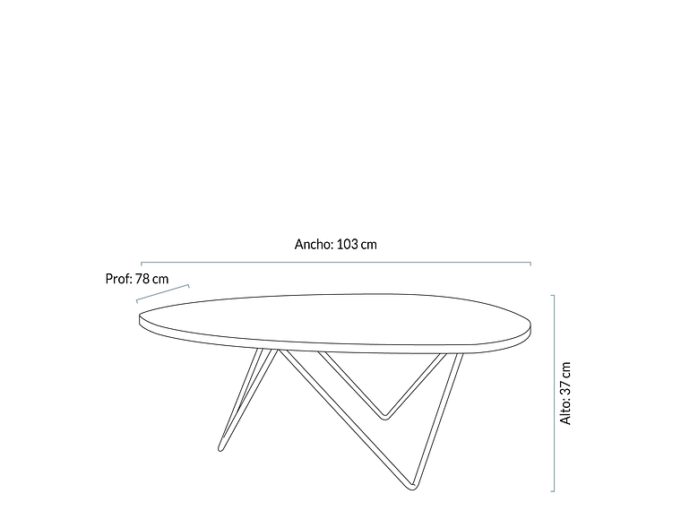 MESA DE CENTRO FORM DESIGN LOUIS RETRO MÁRMOL METAL 2