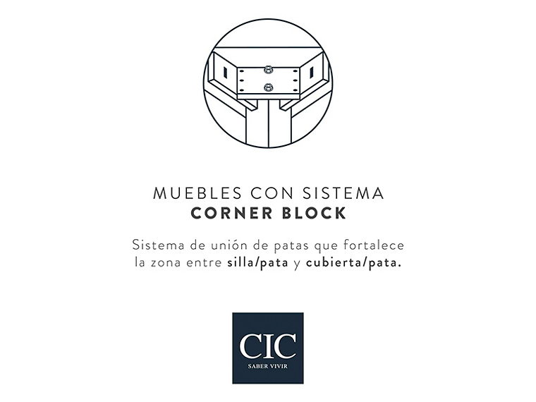 JUEGO DE COMEDOR CIC CALABRIA 6 SILLAS ARENA 3